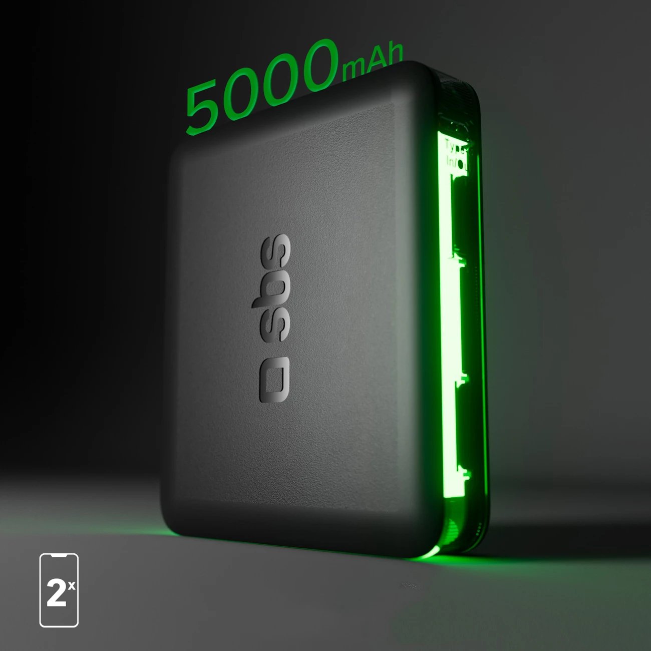 Powerbank SBS NanoTube 5000 mAh, i zi