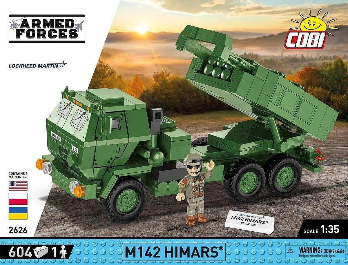Set ndërtimi COBI M142 HIMARS, 621 copa, Jeshile
