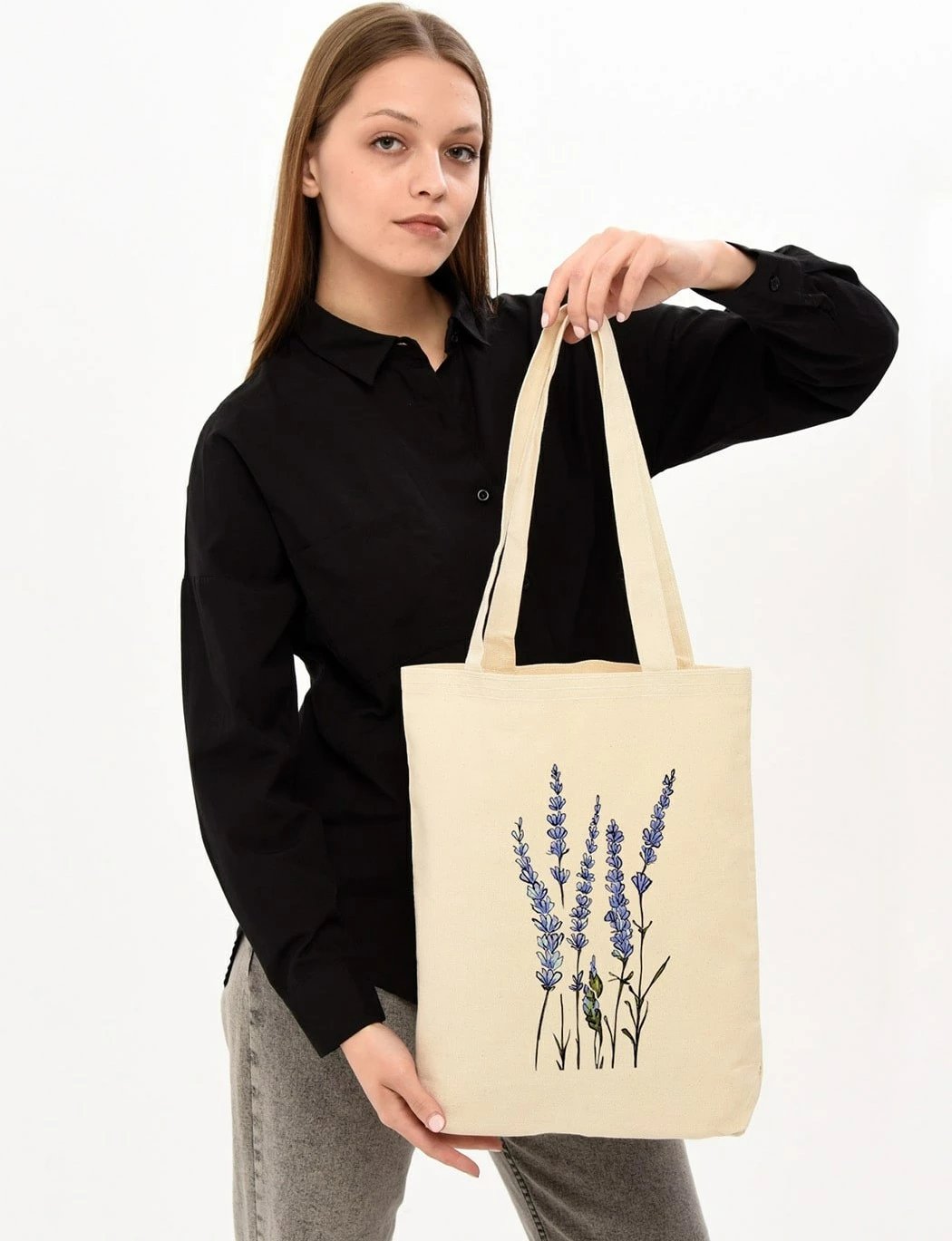 Çantë tote Zoozie Bags, ngjyrë krem, 35x40x8cm, model Pauldavis