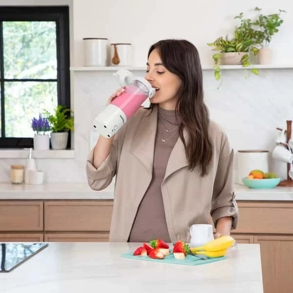 Blender sportiv NutriBullet Portable 0.475 L, i bardhë