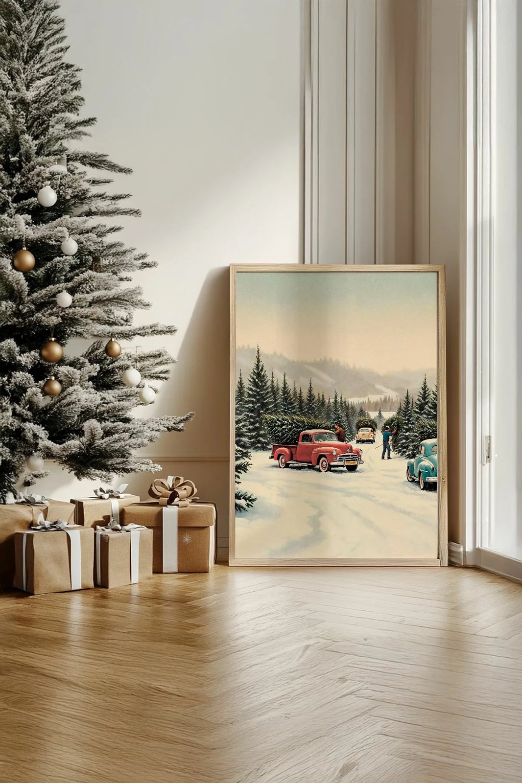 Pikturë dekorative me kornizë, Wallity, Nwyearsngmdl14, shumëngjyrëshe