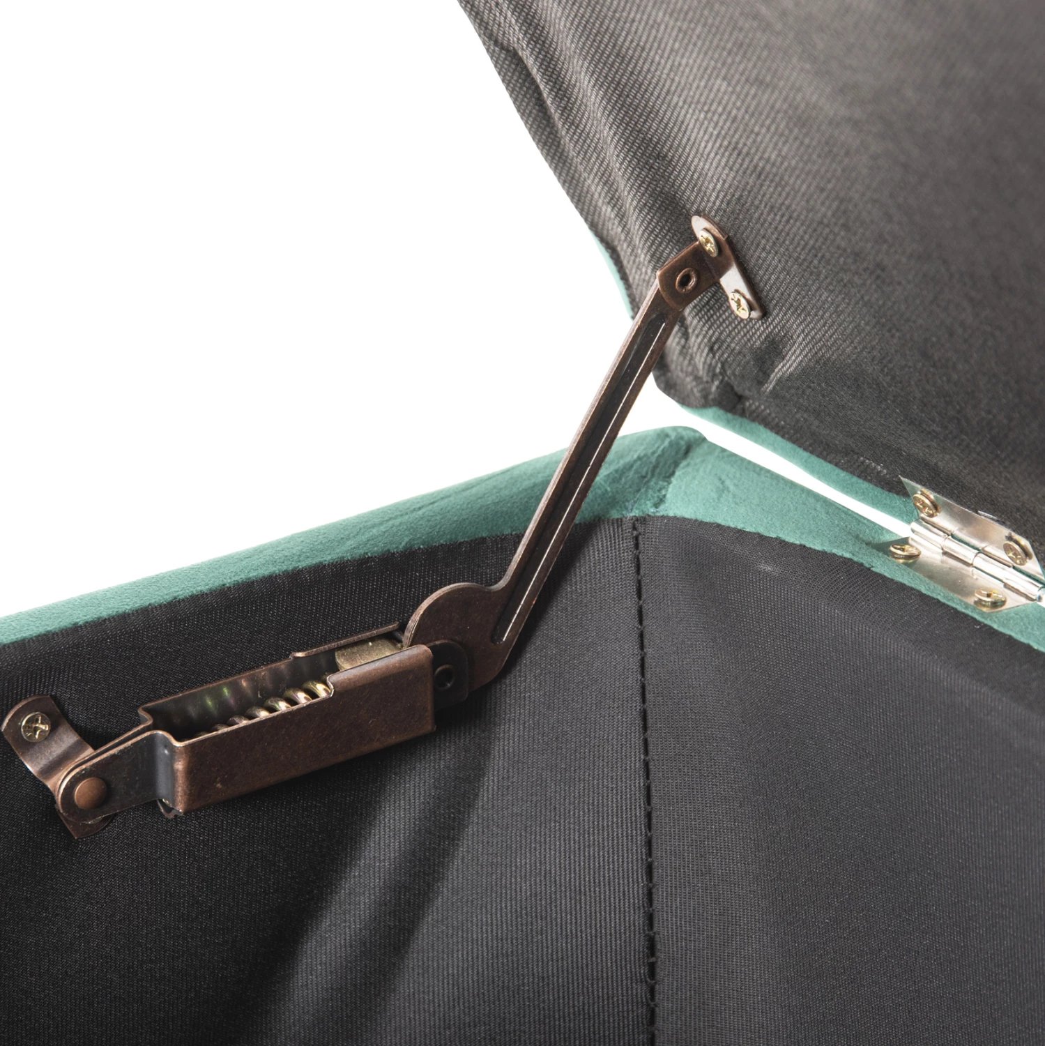 Karrige për bar me sandëk PUNK, ngjyrë jeshile selvi, FH279.13, 90x50x52H cm