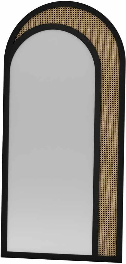 Pasqyrë Cheval, ngjyrë e zezë, Skye Decor, Rafza, 80x170cm