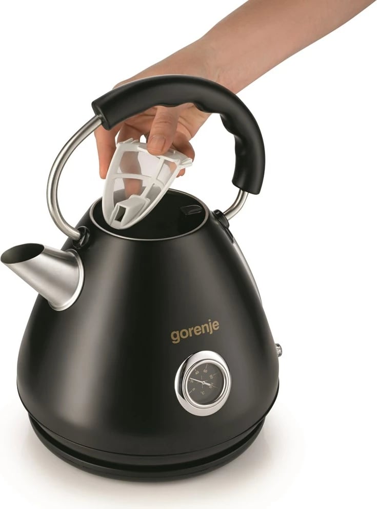 Ibrik elektrik Gorenje K17CLBK, 1.7 L, 2200 W, Zi