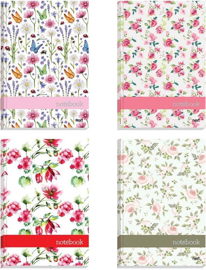 Bllok shënimesh NEXT romantik, 21x29cm, 4 tema