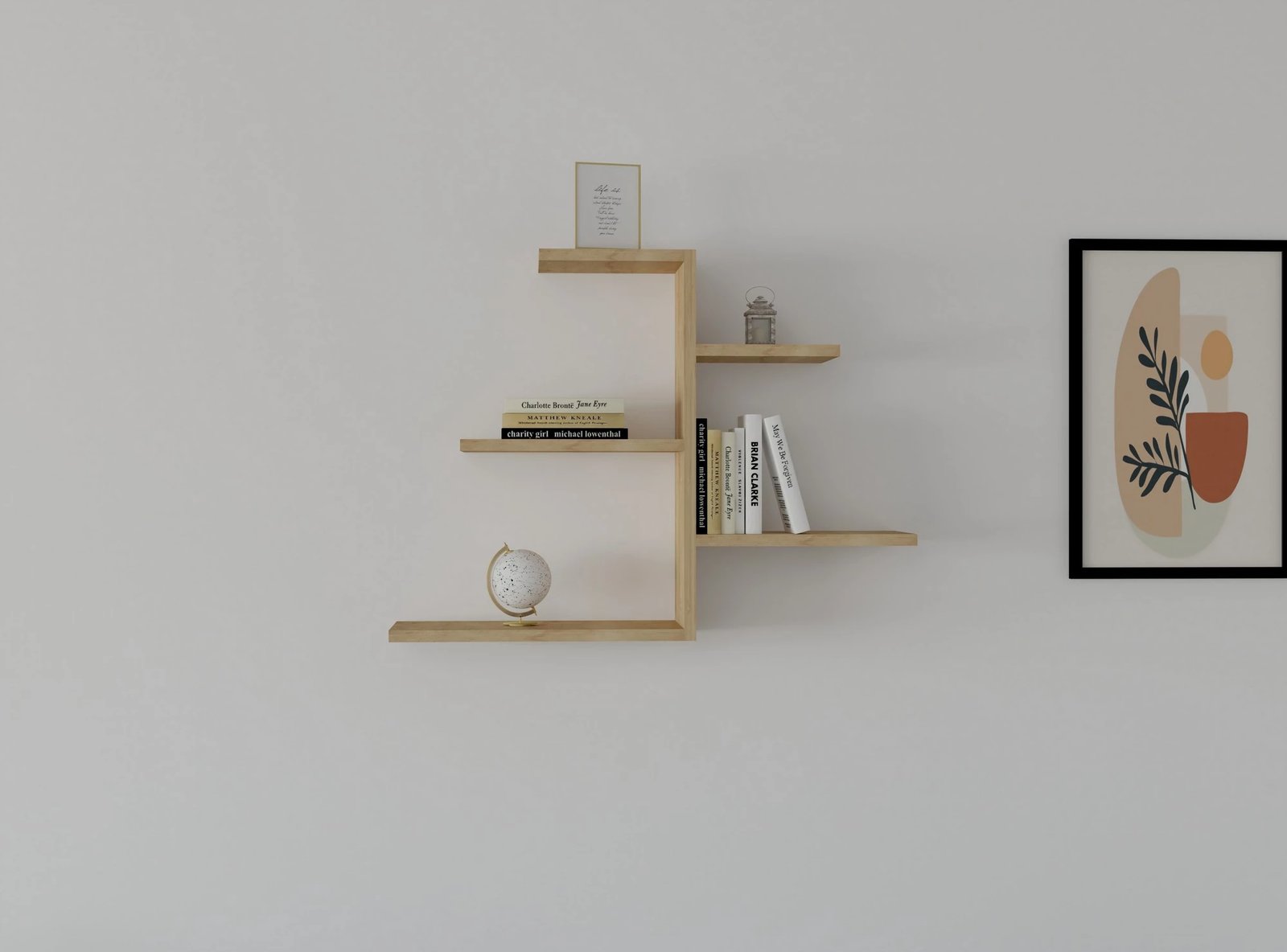 Raft muri Hanah Home, ngjyrë lisi safir, Gami