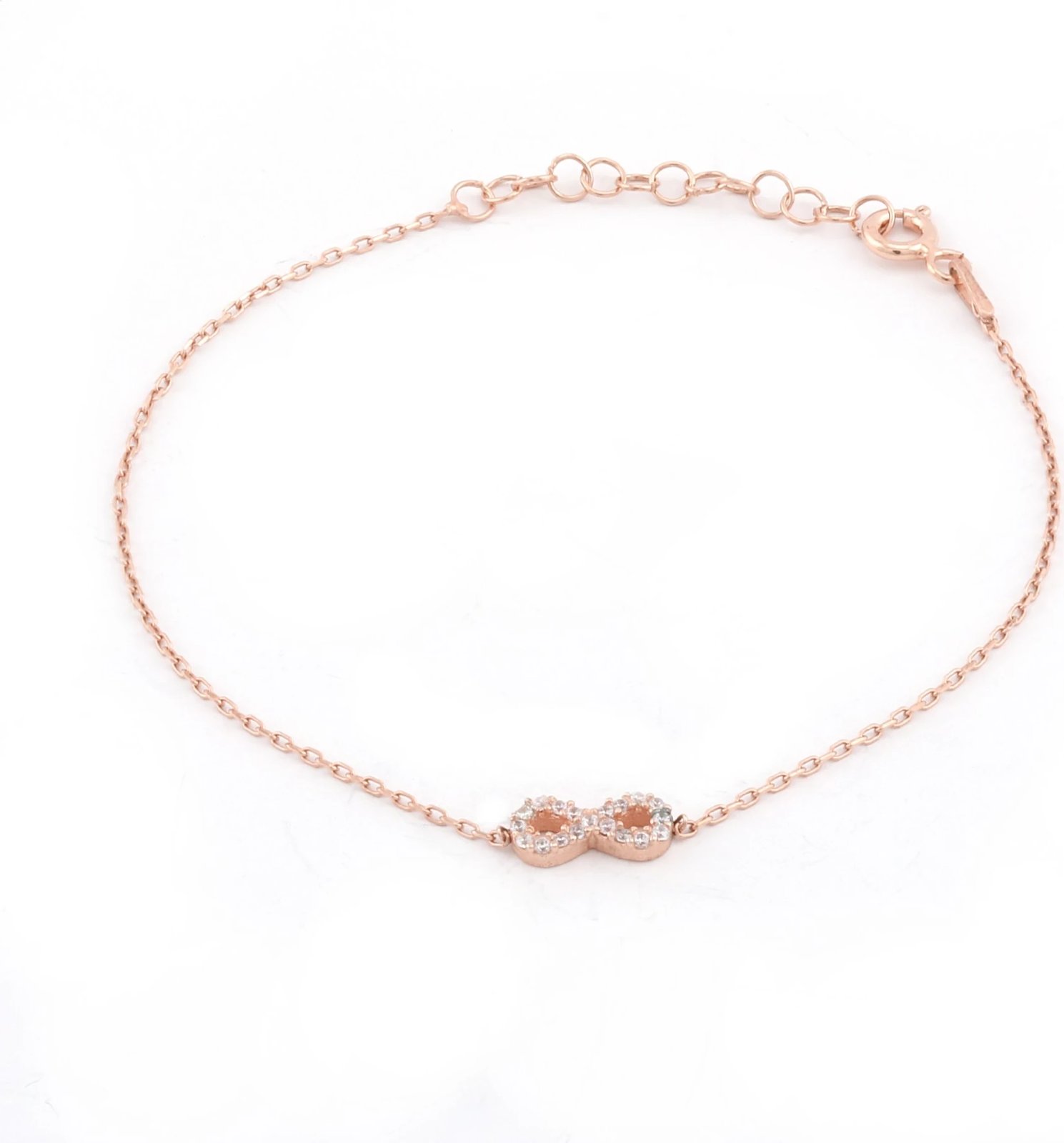 Byzylyk argjendi Jumeon, ngjyrë ari rozë, 10280SNZ