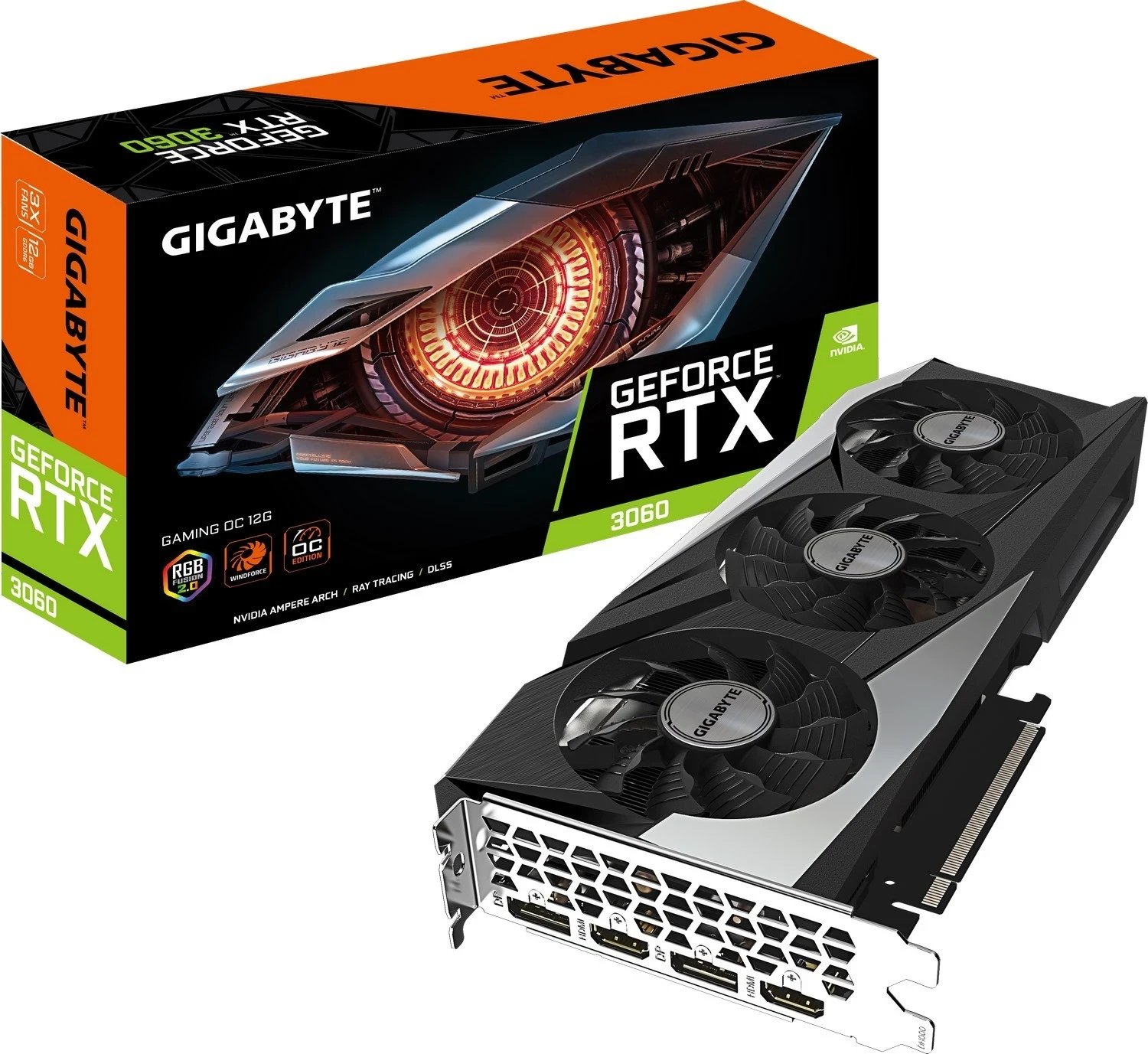 Kartelë grafike Gigabyte GeForce RTX 3060 Gaming, 12GB 