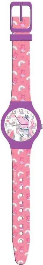 Orë dore për fëmijë Cartoon Peppa Pig, rozë