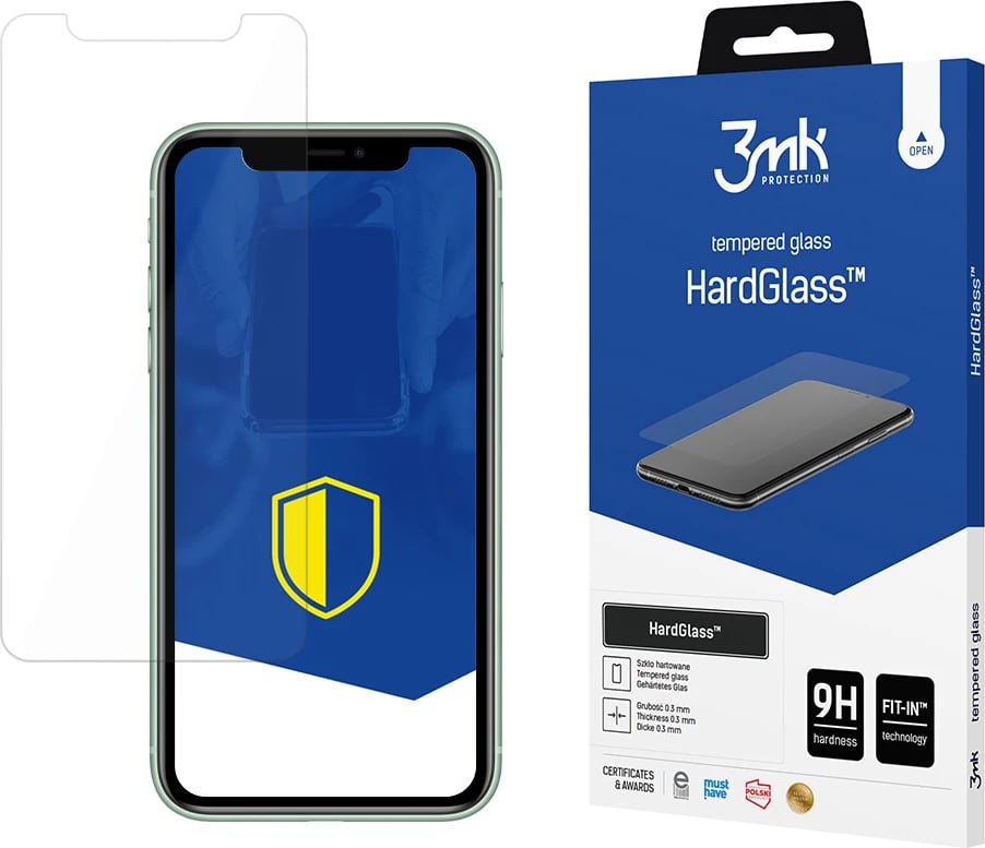 Xham i temperuar 3mk HardGlass për iPhone 11, 9H