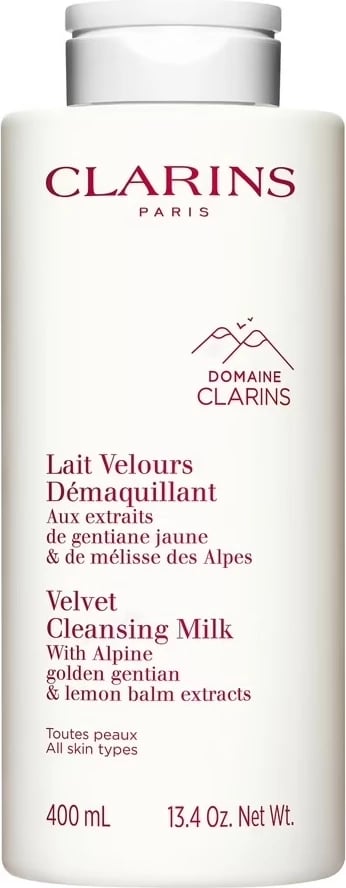 Qumësht pastrues për femra Clarins Velvet Cleansing Milk 400ml