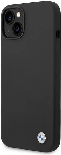 Mbështjellës BMW BMHCP14SSILBK për iPhone 14, 6.1", silikon, i zi