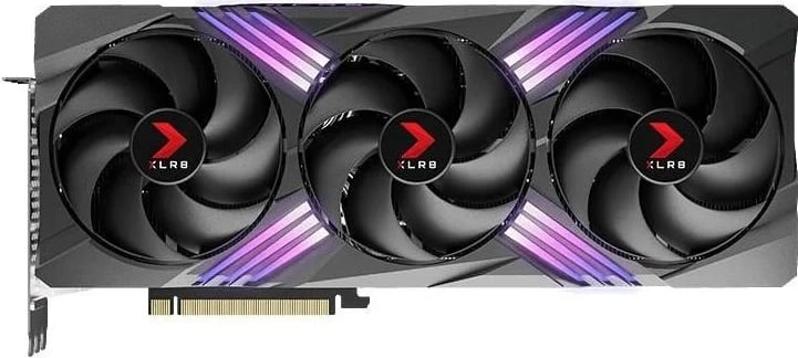 Kartelë grafike PNY GeForce RTX 4070 Ti SUPER XLR8 Gaming VERTO™ EPIC-X RGB™ Triple Fan OC 16GB GDDR6X DLSS 3, stardate gray
