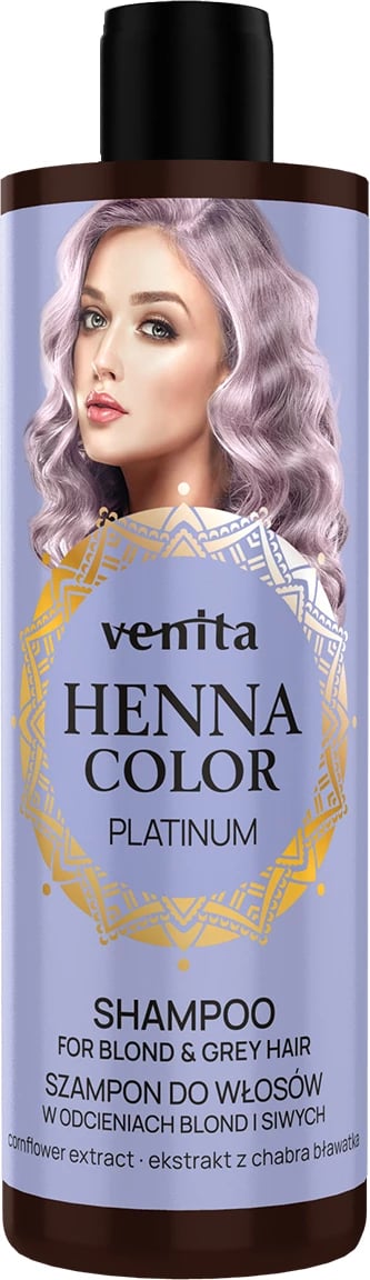 Shampon për femra Venita Henna Color Platinum, 300ml