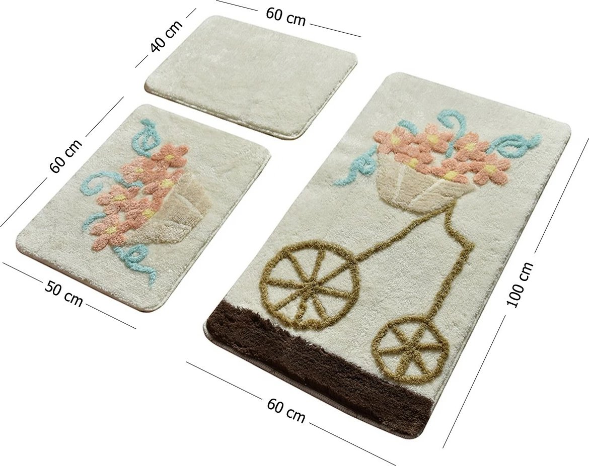 Set tapetash për banjo, 3 copë, Mijolnir, Alacati, salmon