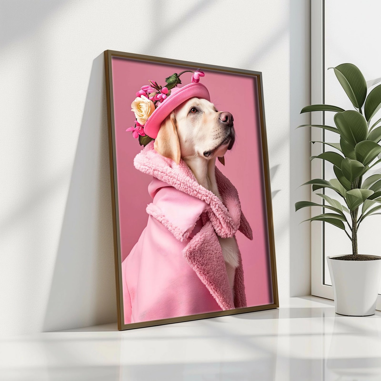 Pikturë dekorative me kornizë MDF, shumëngjyrëshe, Wallity GE077-L