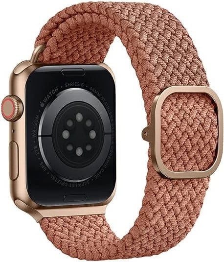 Rrip për Apple Watch UNIQ Aspen, pëlhurë Weavex, 42/44/45mm, rozë
