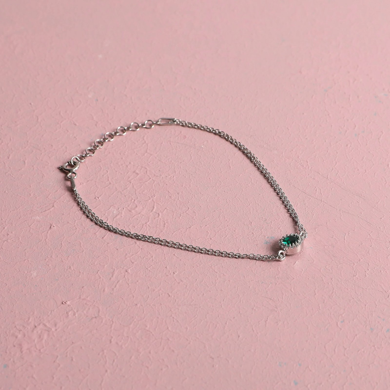 Byzylyk argjendi, ngjyrë e argjendtë dhe e gjelbër, Jumeon, 9914YSL