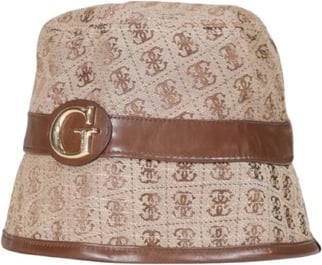 Kapelë Guess, beige, femra