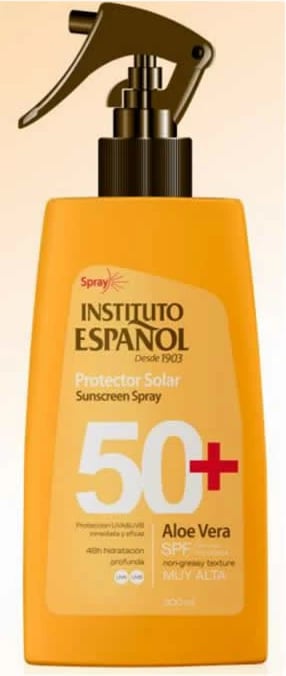 Spray për diell unisex Instituto Español Aloe Vera SPF50 300ml