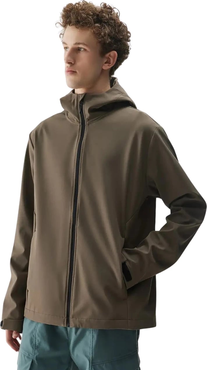 Jakne softshell për meshkuj 4F, kafe
