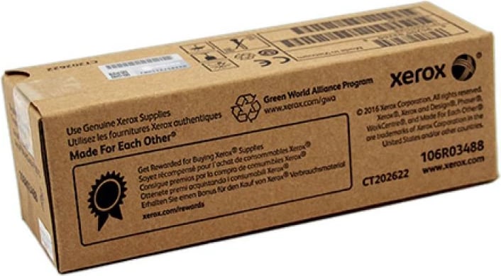 Toner, Xerox, 106R03488, për Phaser 6510/WorkCentre 6515, kapacitet 5.5k faqe, e zezë