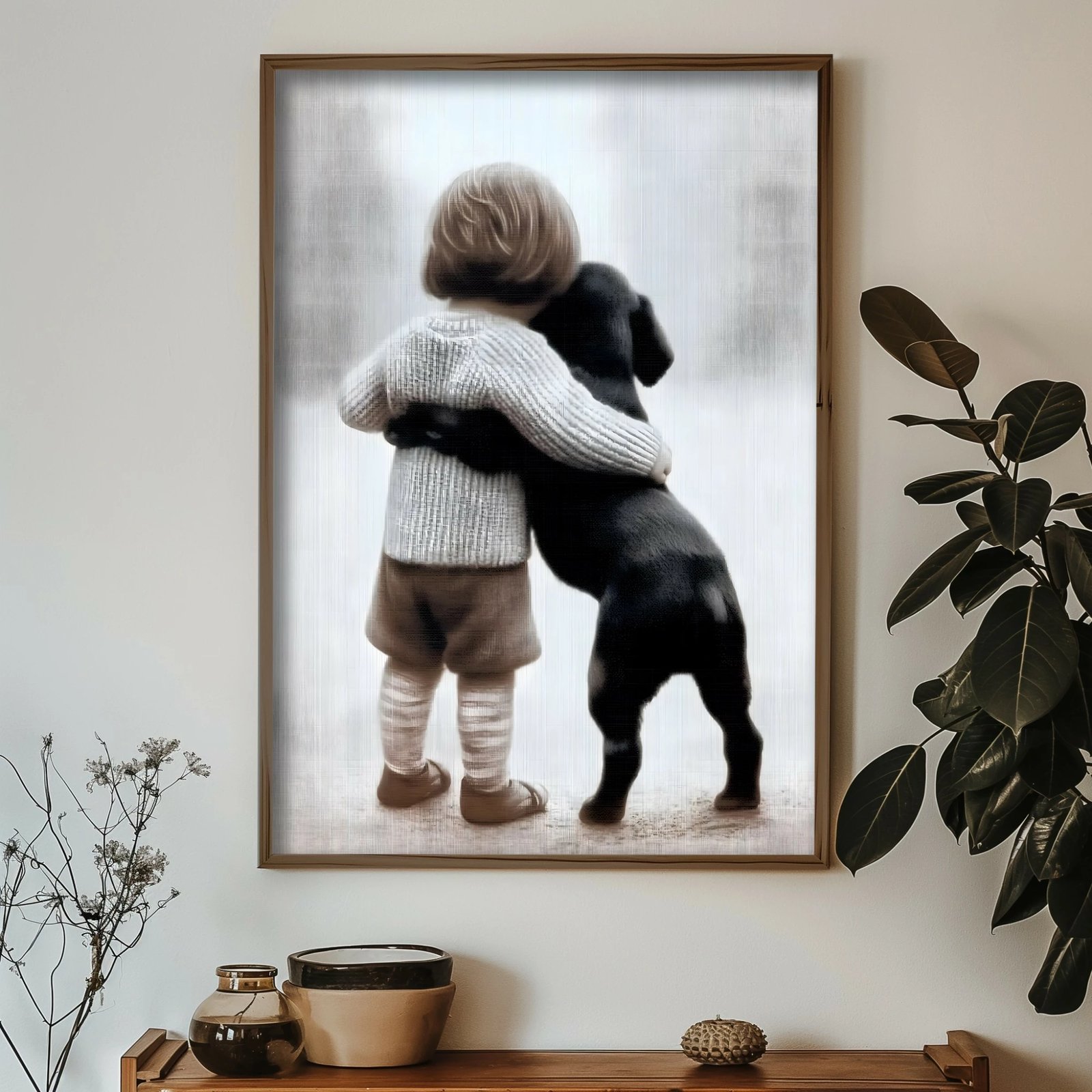 Pikturë dekorative me kornizë MDF, Wallity, GE226-L