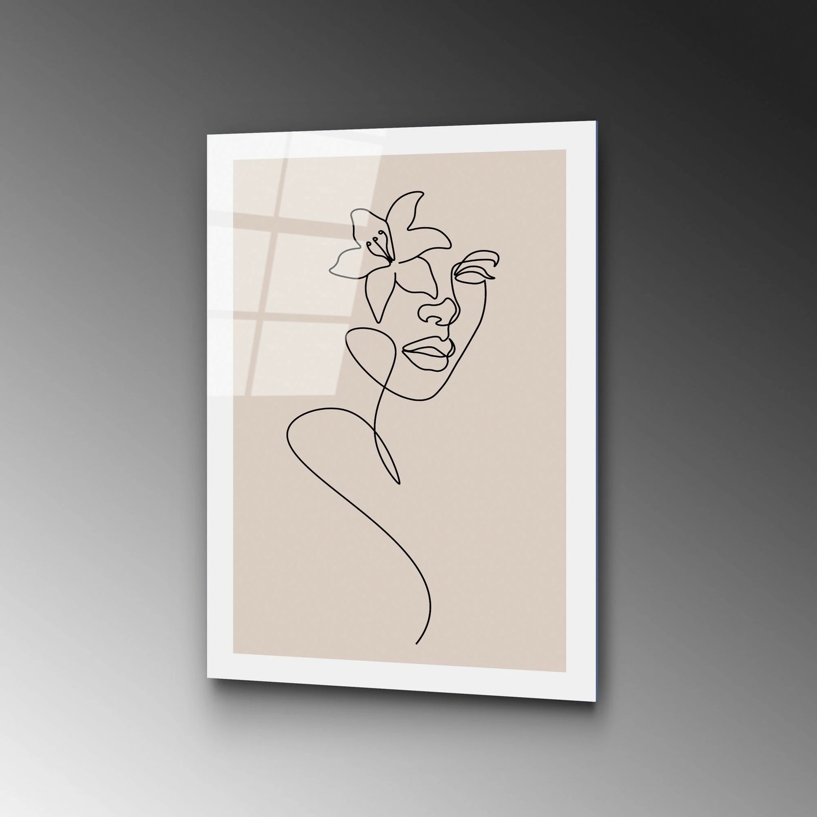 Pikturë dekorative prej xhami të temperuar, Wallity, UV-1036, 30x45cm