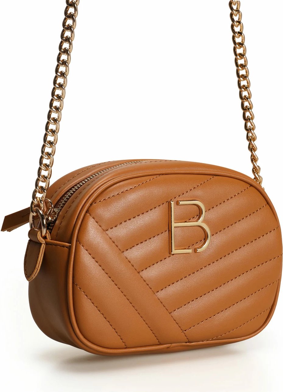 Çantë crossbody Lucky Bees, ngjyrë camel, 1298