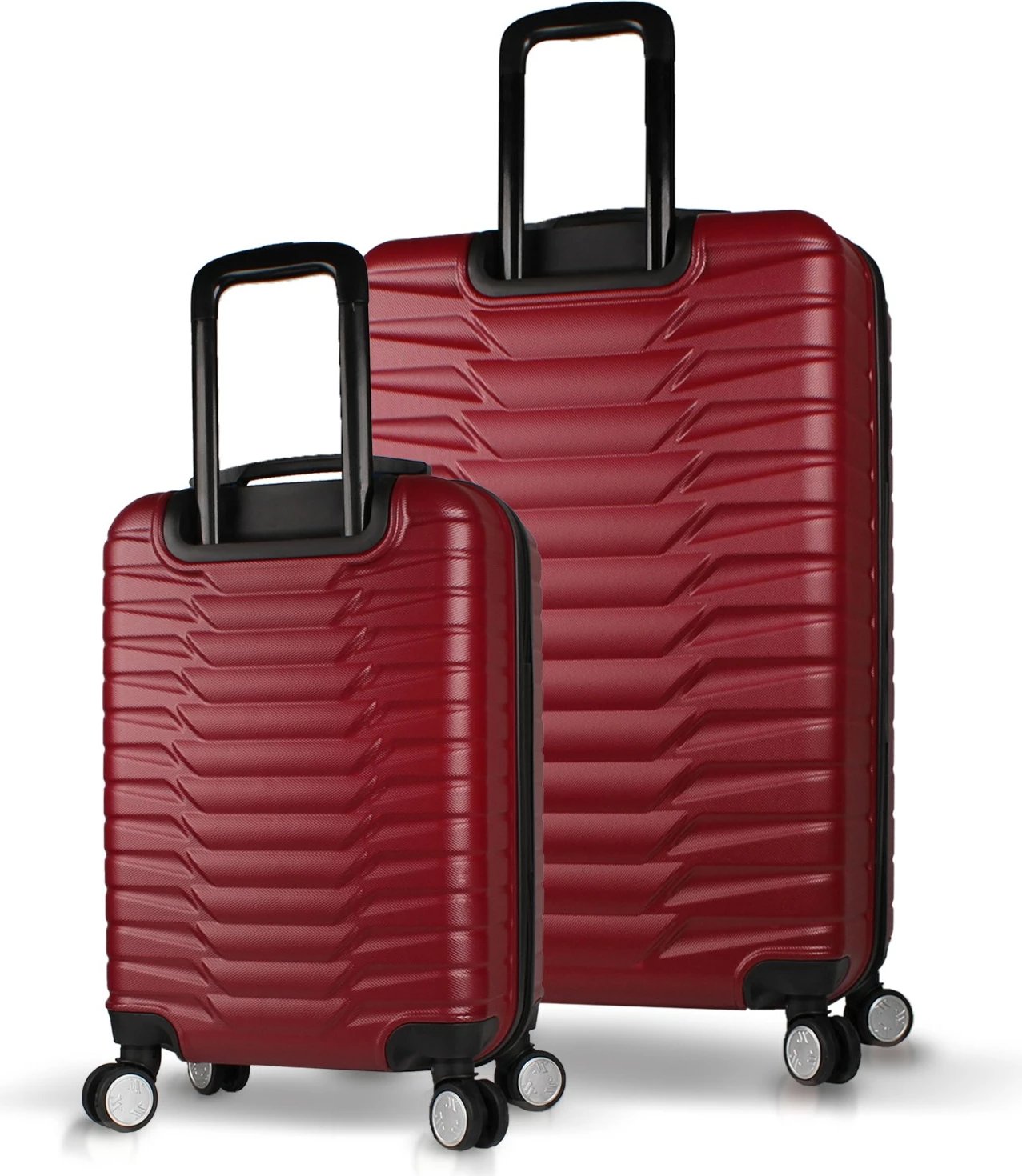 Set valixhesh (2 copë), ngjyrë e kuqe e errët, Zoozie Bags, 5745