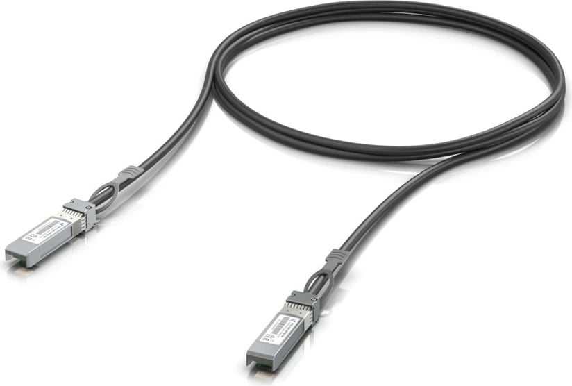 Kabllo Ubiquiti UACC-DAC-SFP28-1M, 1m, InfiniBand/fibre optic, e zezë