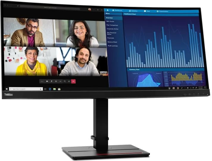 Monitor Lenovo ThinkVision P34w-20 P34w20 (63F2RAT3EU) 32" TFT/LCD, funksion kalibrimi, i zi