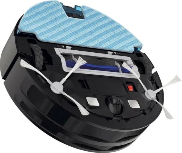 Fshesë me korrent robotike, Rowenta, X-Plorer Series 80 RR7755WH, 0.70L, deri 120 min, aplikacion dhe asistentë zanorë, e zezë
