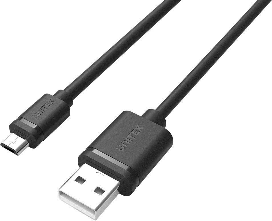 Kabllo Unitek Y-C454GBK, USB-A Micro/USB-B, 0.5m, e zezë 