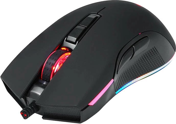 Maus gaming Motospeed V70 me kabllo, RGB, 12000 DPI, i zi