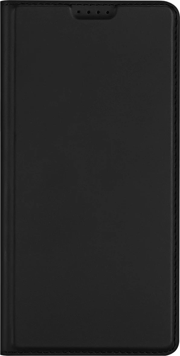 Mbështjellës Dux Ducis Skin Pro për Samsung Galaxy S25 Edge, me kapak dhe xhep për kartë, i zi