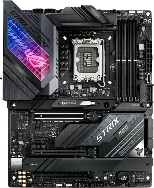 Pllakë amë ASUS ROG STRIX Z690-E GAMING WIFI, Intel, LGA 1700, DDR5-SDRAM, 192 GB