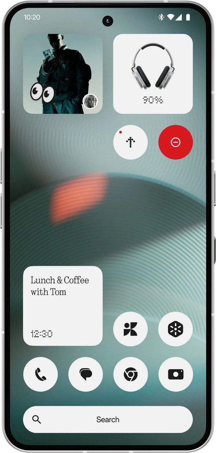 Celular Nothing Phone (3) 5G, 12/256GB, bardhë