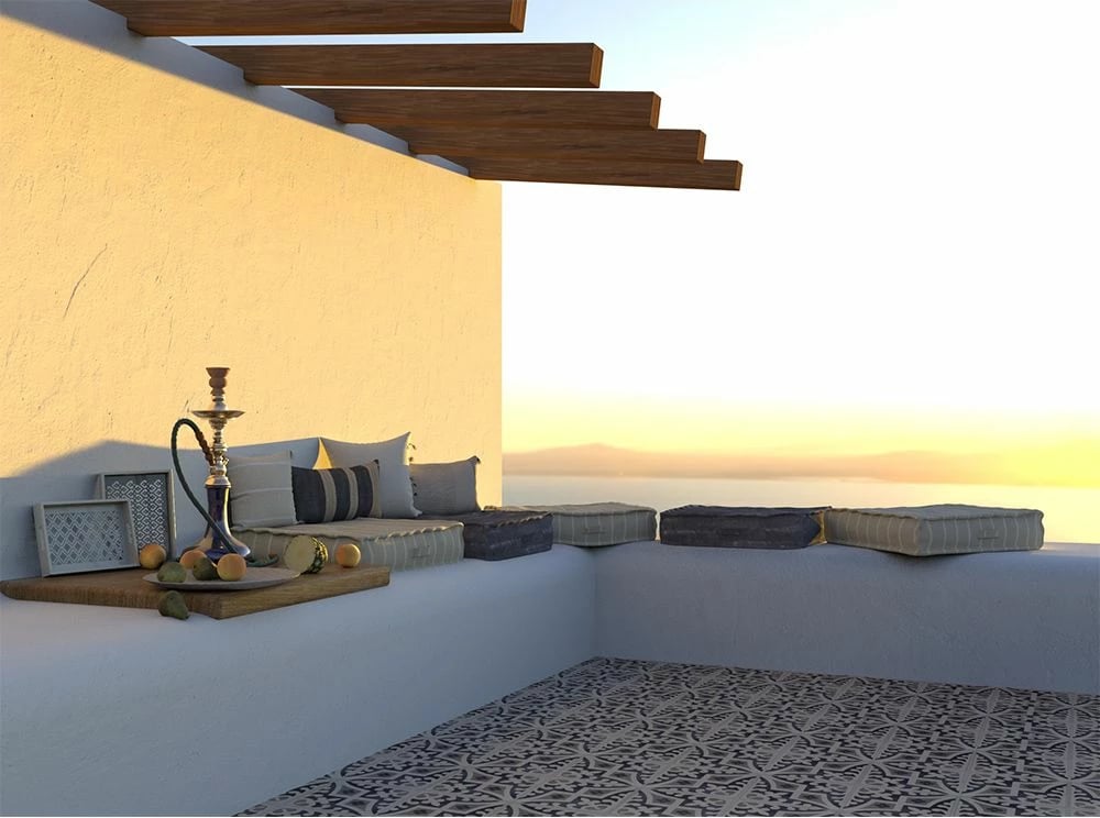 Jastëk dekorativ Ammos 7, pambuk, ngjyrë bezhë, 45x45cm