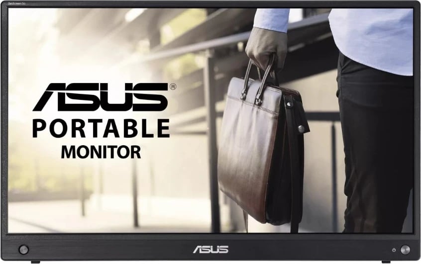 Monitor portativ Asus MB16AWP, 15.6", IPS, Full HD, 60 Hz, USB-C, ngjyrë e zezë