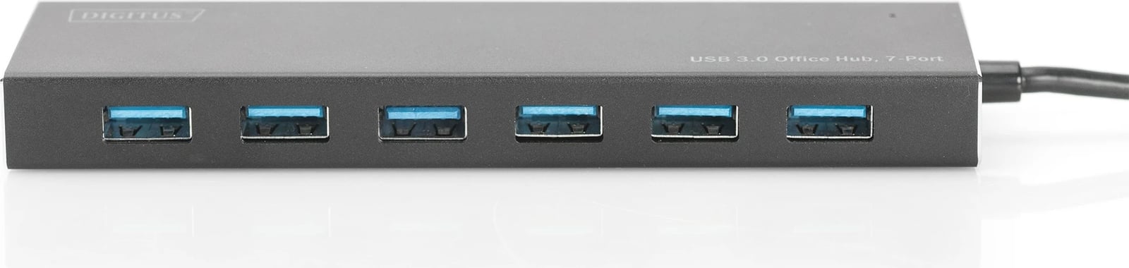 Hub USB Digitus, 7 porta, USB 3.0, Gri, Alumin