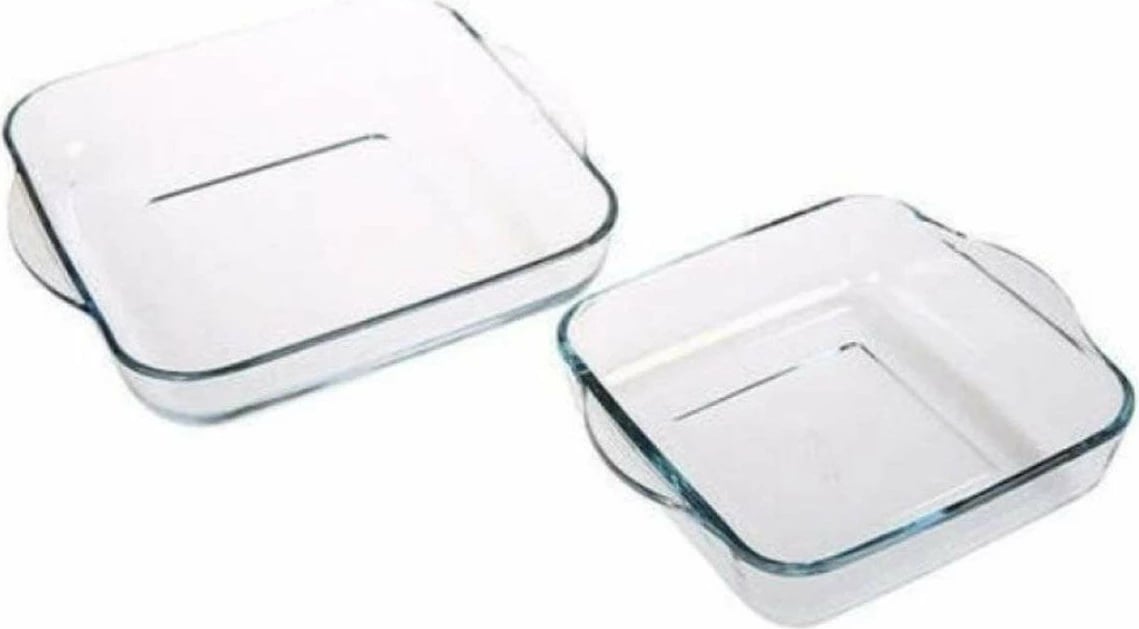 Set pjatash qelqi (2 copë), Hermia Concept, PB-159028 Set pjatash qelqi (2 copë), Hermia Concept, PB-159028