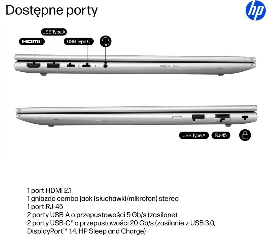 Laptop HP ProBook 4 G1i Ultra 5 225U, 16", 24GB RAM, 512GB SSD, Pike silver