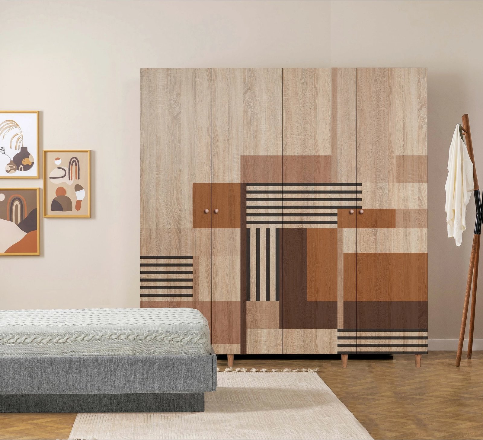 Dollap garderobe Sonomo, Skye Decor, Loni 4 -908