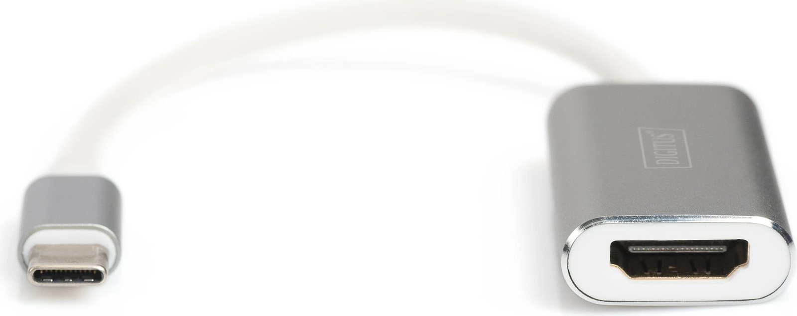 Adapter Digitus USB Type-C në HDMI 4K, 0.2m, argjendtë