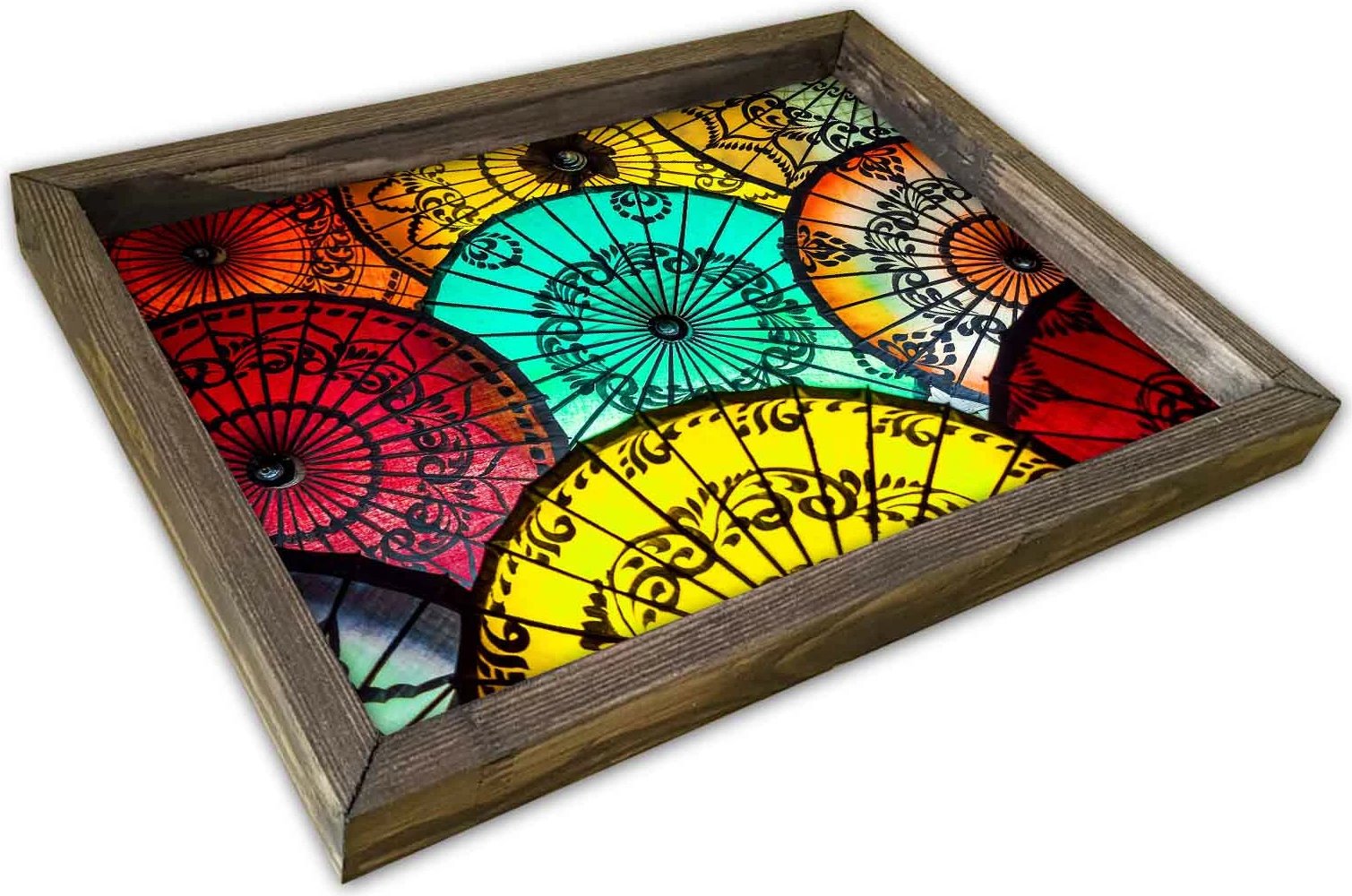 Tabaka dekorative Aberto Design, AT-044, shumëngjyrëshe, 30x40cm