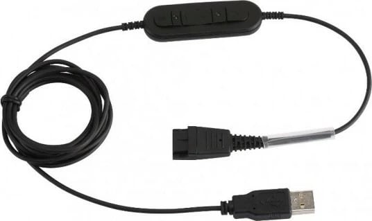 Kabëll adapter Plusonic ALLNET 100-002-USB, USB A në QD, i zi