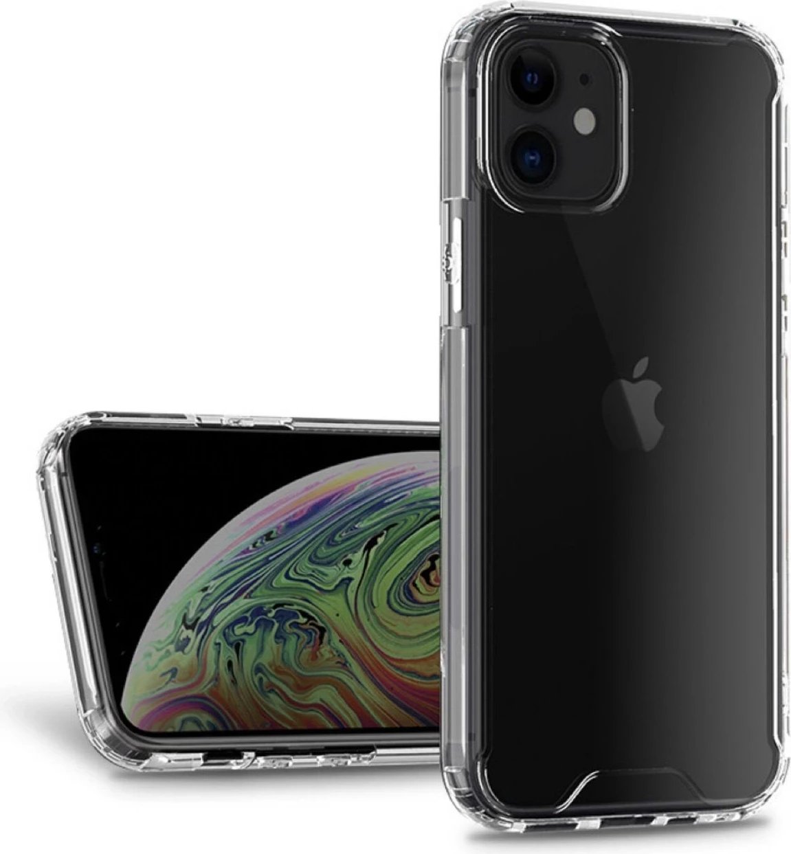 Mbështjellës celular Hurtel Clear Corner Case MagSafe për Samsung Galaxy A57, TPU+PC, transparent