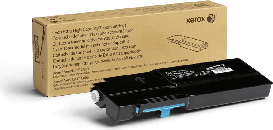 Toner, Xerox 106R03530, kapacitet shumë i lartë 8000 faqe, Cyan XXL