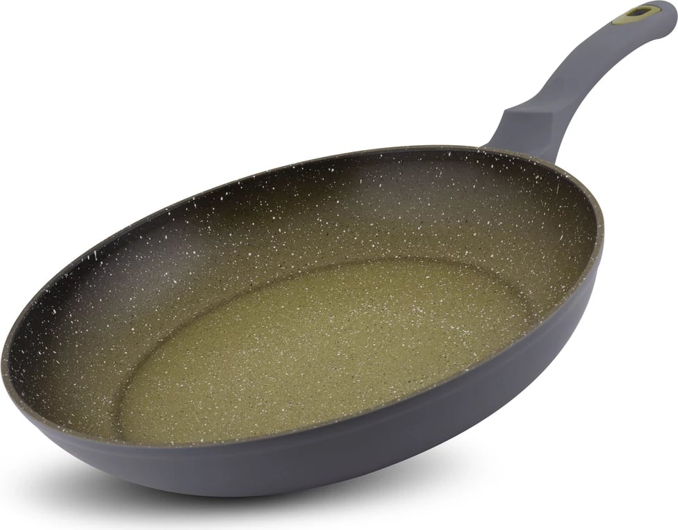 Tigan alumini Lamart LT1195, 30cm, i hirtë/gjelbër